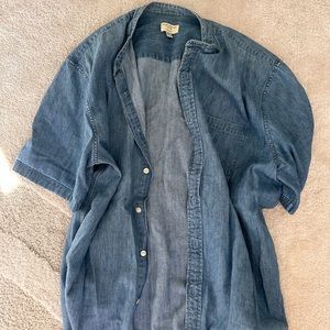 Club Monaco Denim Button Down